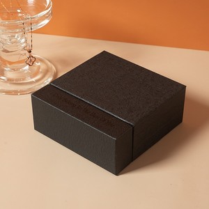 <b>Thin</b> 2mm Kraft Cardboard Drawer for Jewelry and Calendar Gift Packaging UV Advantageous Sliding Box with Embossing Printing - Product Image 5