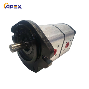 Bomba hidráulica de engranajes estándar OEM APEX de alta eficiencia PM PUTZMEISTER 246161004 Rexroth R 14+11 CM3 para bomba de pluma - Product Image 2