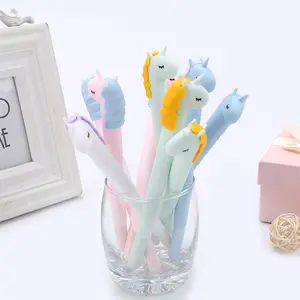 Promotie Schrijven Cartoon Pen Gepersonaliseerde Leuke Soft Gel Pen Voor Cadeaus