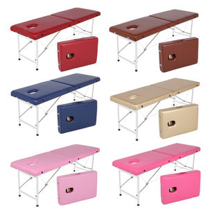 Mesa de masaje plegable portátil plegable Cama de masaje Protección de cuero Silla de masaje - Product Image 3