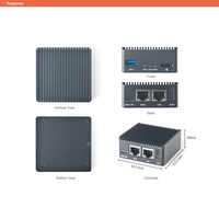 Placa de Desarrollo NanoPi R3S LTS con Carcasa Metálica, Rockchip RK3566 Quad-Core Cortex-A53, Sistema OpenWrt, Mini Router NAS para 5V