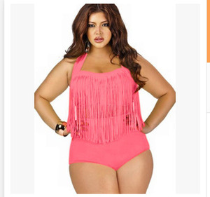 Nouveau maillot de bain <span class=keywords><strong>bikini</strong></span> taille haute à pompons pour femme grande taille, maillot de bain noir uni tendance pour femme - Product Image 5