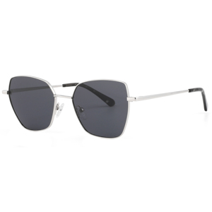 Gafas de Sol Rectangulares Unisex, Montura Metálica, Lentes Grises, Protección UV400, Uso en Exteriores, Adultos - Product Image 1