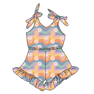 Tute Estive Premium per Bambine Senza Maniche con Design Plissettato e in Pizzo, Vendita all'Ingrosso - Product Image 4