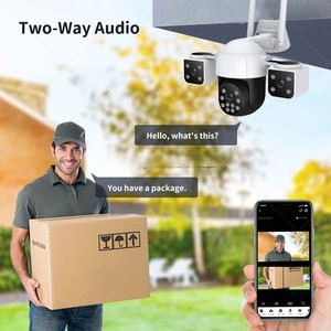 Cámara IP WiFi para Exteriores 6K 12MP con Tres Lentes, Vista Panorámica, PTZ, <span class=keywords><strong>Seguimiento</strong></span> IA Yoosee, Cámara de Seguridad HD CCTV, Cámara de Vigilancia en Red - Product Image 5