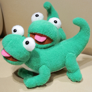 Peluche de Gecko Verde Personalizado, Juguete de Peluche Suave para Niños, Regalo - Product Image 4