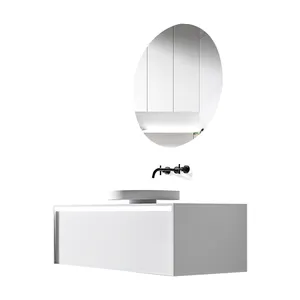 TNS 0721C European Style Washroom Modern bathroom vanity nordic for sale round mirror cabinet