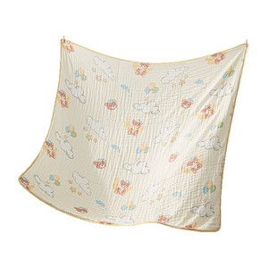 Serviette de Bain Bébé en Coton Pur Gaze Octobre Crystal 95x95cm 110x110cm Motif Animalier Dessin Animé Douce Absorbante Rectangulaire Usage Domestique - Product Image 2