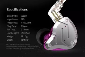 KZ Zs10 Pro Tai Nghe Với Điều Chỉnh Âm Thanh Cho Những Người Yêu Âm Nhạc Màn Hình Tai Nghe Tai Nghe Lai Công Nghệ Cho Audiophile Bass Và Rõ Ràng - Product Image 6