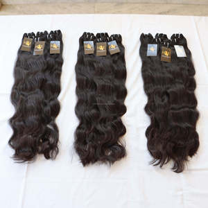 Cabello humano ondulado de calidad 10A para mujer, mechones de pelo humano virgen peruano con cierre HD - Product Image 1