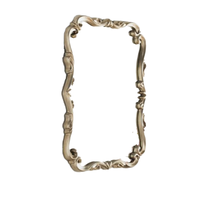 Miroir sur pied de luxe baroque fait main avec cadre en bois et verre HD pour la décoration intérieure, chambre et entrée - Vente en gros