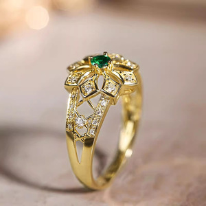 Anello Geometrico Lucido per Donne, Elegante Gioiello da Dito alla Moda - Product Image 6