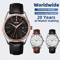 Montre Classique SKMEI 9298 pour Hommes, Date, Étanche 30M, Quartz, Idéale pour les Trajets Quotidien, les Affaires et les Événements, Vente en Gros