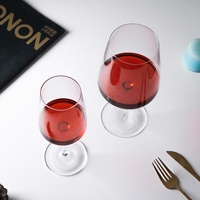 Vente en gros de gobelets à vin élégants, flûtes à champagne transparentes, verres à vin à pied ultra-fin et à fond plat