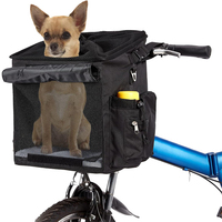 Pliant Amovible Amovible Petit Chat Chien Transporteur Vélo Guidon Avant Panier