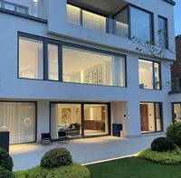 Fabrika çıkışlı toptan satış özel boyutlu dayanıklı güvenli modern alüminyum kanatlı pencere, emlak geliştirme projesi için.