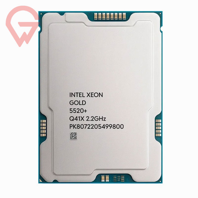 Intel Xeon Gold 5520+ CPU Scalable Processor 28 Cores 2.2GHz 52.5MB Cache 205W Server For Enterprise Data Center Workstation
