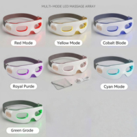 Masque pour les yeux LED, thérapie par lumière rouge pour stimuler le collagène, réduire les poches sous les yeux, masque pour les yeux