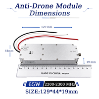 Amplificateur RF GaN personnalisable 65W 2200-2300MHz, module Lora, module anti-drone RF, VCO intégré