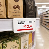 Écran d'affichage E Ink de 2,13 pouces, étiquette de prix numérique sans fil Bluetooth ESL avec NFC et gestion cloud