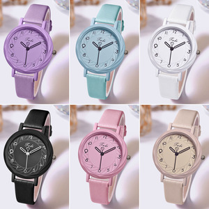 Nuevo Reloj de Cuarzo Moderno para Mujer, Estudiantes, Esfera Pequeña y Linda, Correa de Cuero, Regalo para Novia - Product Image 2