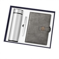 Ensemble cadeau d'entreprise de souvenirs haut de gamme pour les clients, carnet de notes A5 avec stylo, coffret cadeau pour kit de récompense des employés