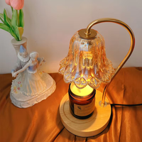 Lampe à bougie moderne avec interrupteur, pour chambre à coucher, salon, hôtel, lampe de table LED DIY aromathérapie