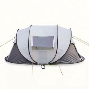 High Quality Automatic Oxford Waterproof Fabric Outdoor Camping Pop-up Tents 4-6 Person Foldable Events Featuring One <b>Bedroom</b> - Product Image 3