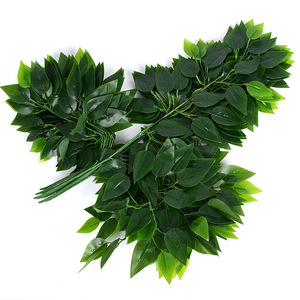 <strong>Imitation</strong> Banyan <strong>Tree</strong> Branch Green Banyan <strong>Tree</strong> Branch Palm <strong>Tree</strong> Engineering Branch Garden Decoration Fake Leaves Over Glue Banya - Product Image 2