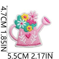 Promo! Patch Bordir Setrika Desain Bunga Peri dan Hewan Bertema Musim Semi yang Cantik untuk Pakaian Anak