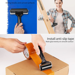 Sevolorart <span class=keywords><strong>Roller</strong></span> <span class=keywords><strong>Brayer</strong></span> Art karet keras 2.2 inci untuk blok tinta pembuat cetak - Product Image 4