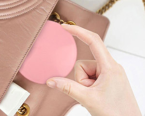 Personalized <b>Small</b> <b>Round</b> Travel Makeup <b>Mirrors</b> Mini Pocket Colorful Pink Blue Folding <b>Mirror</b> Double-sided Fold <b>Mirror</b> - Product Image 6