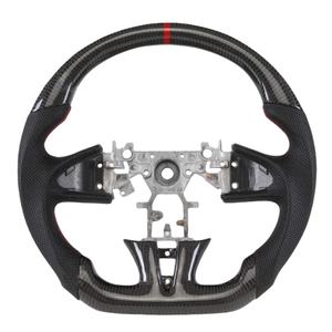 Volante Deportivo de Fibra de Carbono y Cuero Perforado de Fabricación Exquisita, Venta Directa de Fábrica, para Infiniti Q50 Q60 <span class=keywords><strong>Q70</strong></span> - Product Image 1