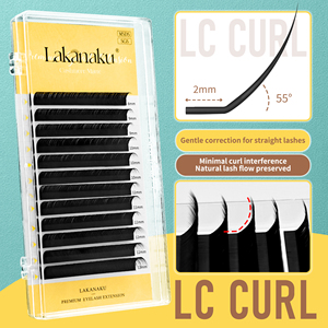 Extensions de cils volumineux marron Abonnie LJ LB LC LD Ub <span class=keywords><strong>Uc</strong></span> <span class=keywords><strong>Ud</strong></span> Curl 005 – Fournitures pour cils en gros – Plateaux de cils noir mat velours - Product Image 6