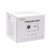 Projecteur LED LCD Portable J350 à Vendre : 350 Lumens ANSI, Décodage 4K, Android 11, 8 Go de ROM, WiFi 6, BT 5.2, Courte Portée, Home Cinéma