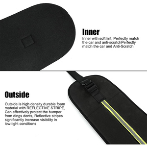 Housse de protection universelle pour pare-chocs arrière <span class=keywords><strong>Coussin</strong></span> de protection en mousse pour accessoires d'extérieur de <span class=keywords><strong>voiture</strong></span> Empêche les rayures Sécurité réfléchissante - Product Image 3