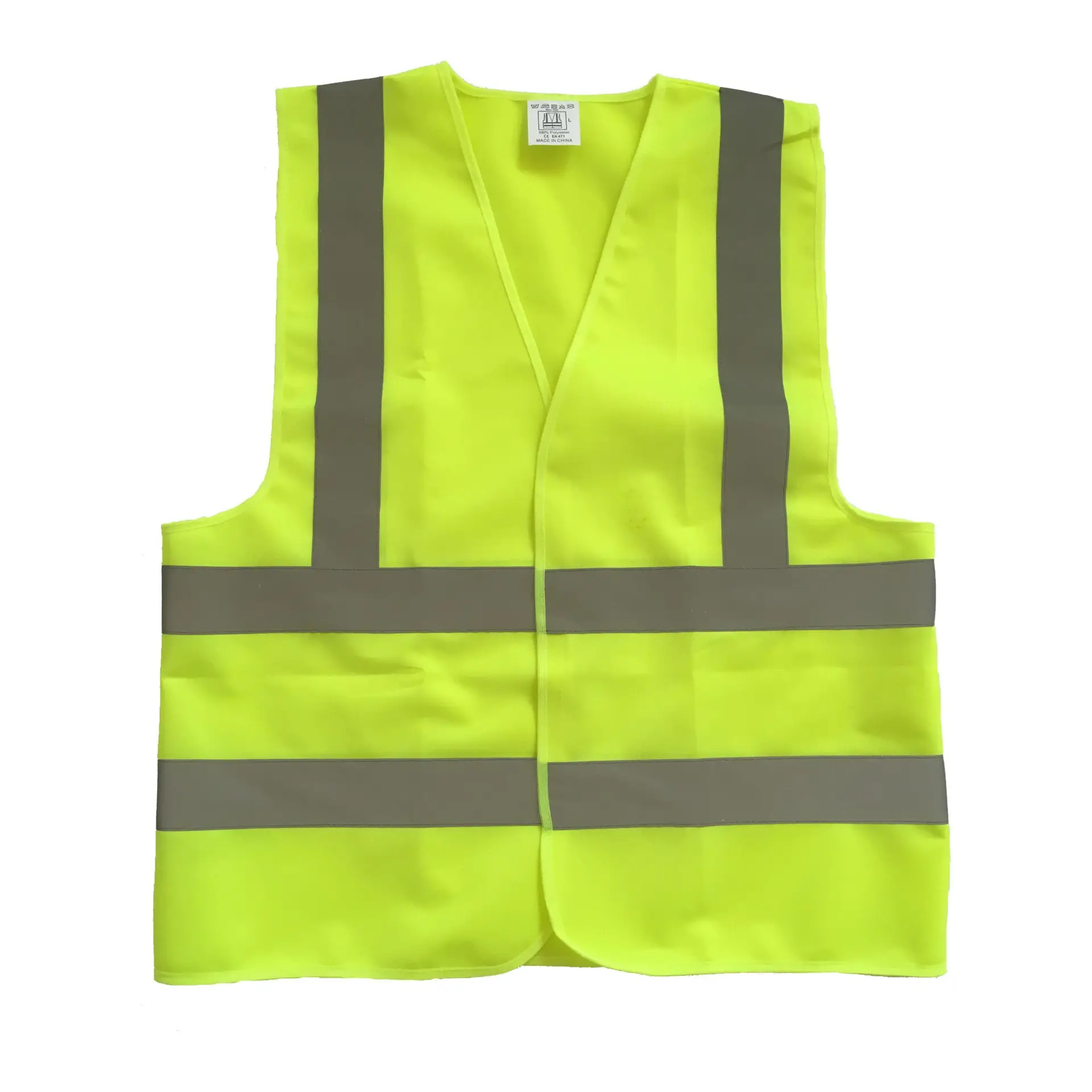 제조업체 CE EN20471 고품질 엔지니어 경고 반사경 조끼 120GSM Hi-Vis 안전 반사 조끼