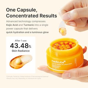 Crema en Cápsulas Medicube con Ácido Kójico y Cúrcuma para Renovar el Tono Desigual de la Piel, Cuidado Luminosidad, Piel con Problemas, Cúrcuma, Cuidado de la Piel Coreano - Product Image 3