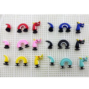 Venta al por mayor 3D Dragon Snake Crocodile Shoe Charms para Croc Clogs,PVC Cute 3D Shoe Decorations Pins Pulsera Accesorios - Product Image 3