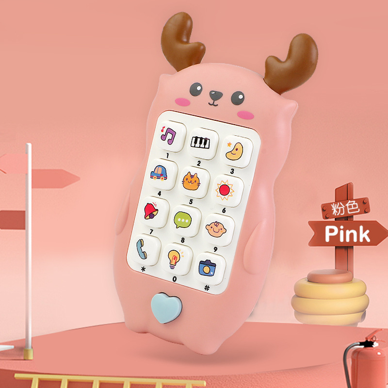 Fawn Cartoon Story Phone - Rosa [Inglés