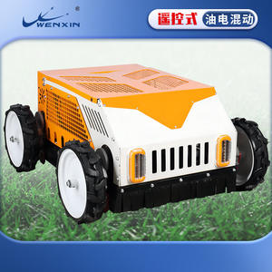 Cortacésped eléctrico personalizado de 20 pulgadas con tracción en las cuatro ruedas, control remoto, cuchilla rotativa, capacidad de caja recolectora de césped de 100 L - Product Image 3