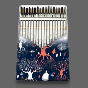 Best-seller per principianti strumento musicale-17 toni portatile colore Kalimba Finger Piano - Product Image 4