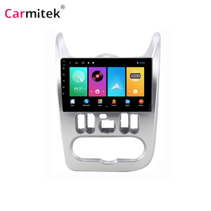 Autoradio Android 2 Din Stereo pour Renault <span class=keywords><strong>Logan</strong></span> I 2009-2013 <span class=keywords><strong>Dacia</strong></span> Duster 2010-2017 Car Multimedia Player Head Unit Autoradio FM - Product Image 1