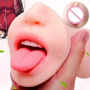 الأكثر مبيعًا للرجال مهبل واقعي الفم الشرجي ألعاب الجنس المهبلي للرجال والنساء كوب الاستمناء عن طريق الفم