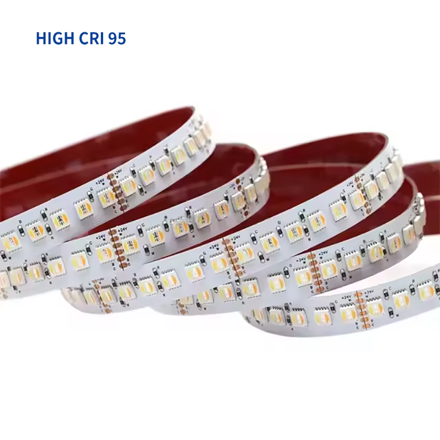 High Cri 95 Smd 5050 6 Pin 24V RGBCCT Led Strip 5in1 RGB CCT Stripe Tape RGBCW RGBW WW 60 120 5 in 1 24V RGBCCT Led Strip Light