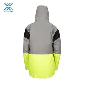 LX vendita calda cappotto di sicurezza Softshell ad alta visibilità giacca riflettente con tasche