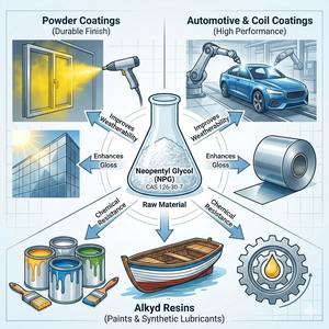 Intermediário Químico Orgânico NPG Fornecimento de Fábrica Neopentil Glicol 126-30-7 - Product Image 2