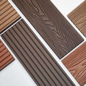Tarima de Madera Plástica Impermeable para Exteriores, Antideslizante, con Relieve 3D, Tarima Compuesta de WPC - Product Image 4