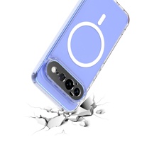 Coque de téléphone transparente pour Google Pixel 6 6A 7 7A 8 8A 9 9A 10A 10 11 Pro XL, chargement magnétique sans fil, antichoc