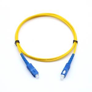 สายแพทช์ไฟเบอร์ออปติก Aqua SC/APC FTTH FTTx G657A2 ขนาด 1.6 มม./2.8 มม. ความยาว 2 ม.-4 ม. รับประกัน 3 ปี OEM/Ruiara - Product Image 4